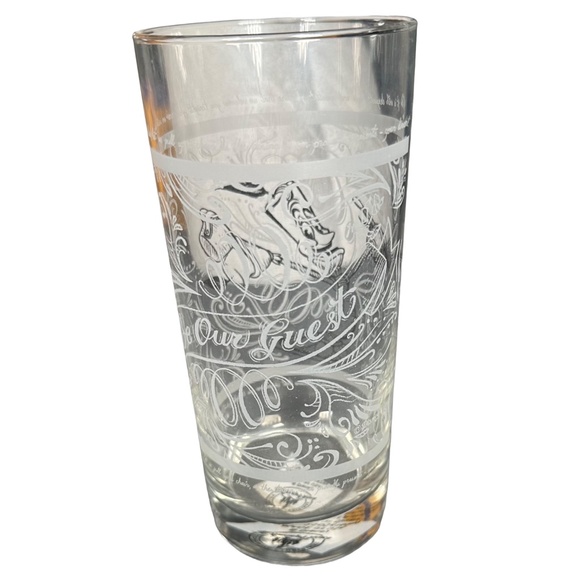 Disney Parks Beauty And The Beast Be Our Guest Lumiere Glass - Picture 2 of 2